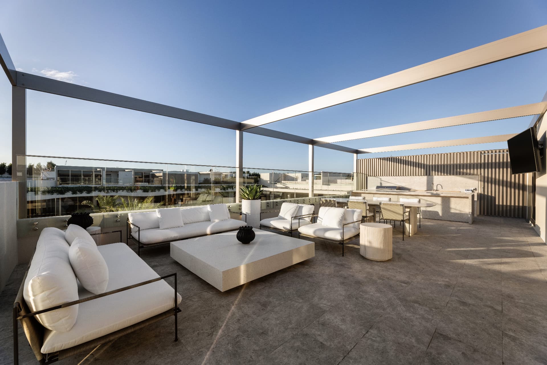 Rooftop entertaining
